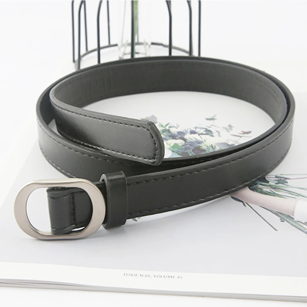 

Fashionable and elegant PU belt hole-free punching ladies belt fashion jeans all-match accessories