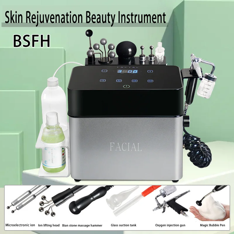 

BSFH Bubble Machine Oxygen Beauty Instrument Bian Stone Eye Microcurrent Induction Small Bubble Cleaning Instrument Beauty Salon