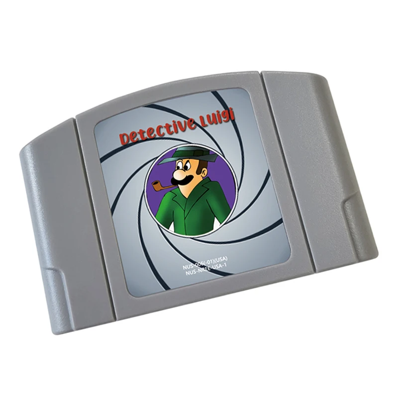 Detectiveluigi สําหรับ N64 การ์ดเกม US Version คอนโซล 64 บิต USA Version วิดีโอเกม