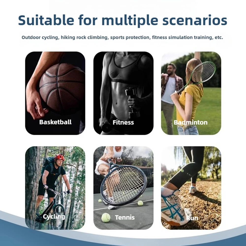 زوج واحد من قفازات التمرين، قفازات رفع الأثقال المضادة للانزلاق، قبضة فائقة وحماية راحة اليد لرفع الأثقال، اللياقة البدنية، صالة الألعاب الرياضية، ركوب الدراجات #6