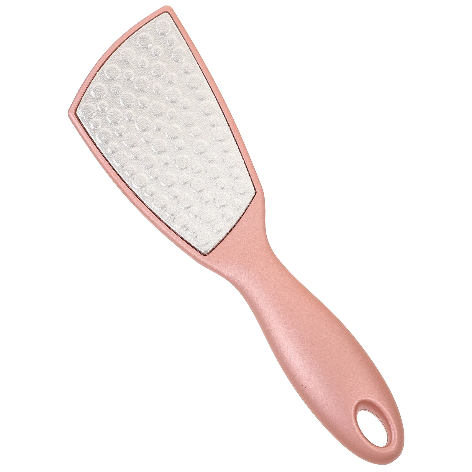 مطحنة قدم مزدوجة الجوانب من الفولاذ المقاوم للصدأ باللون الذهبي الوردي ومزيل مسامير القدم بتصميم مريح أداة باديكير للبشرة المتشققة #2