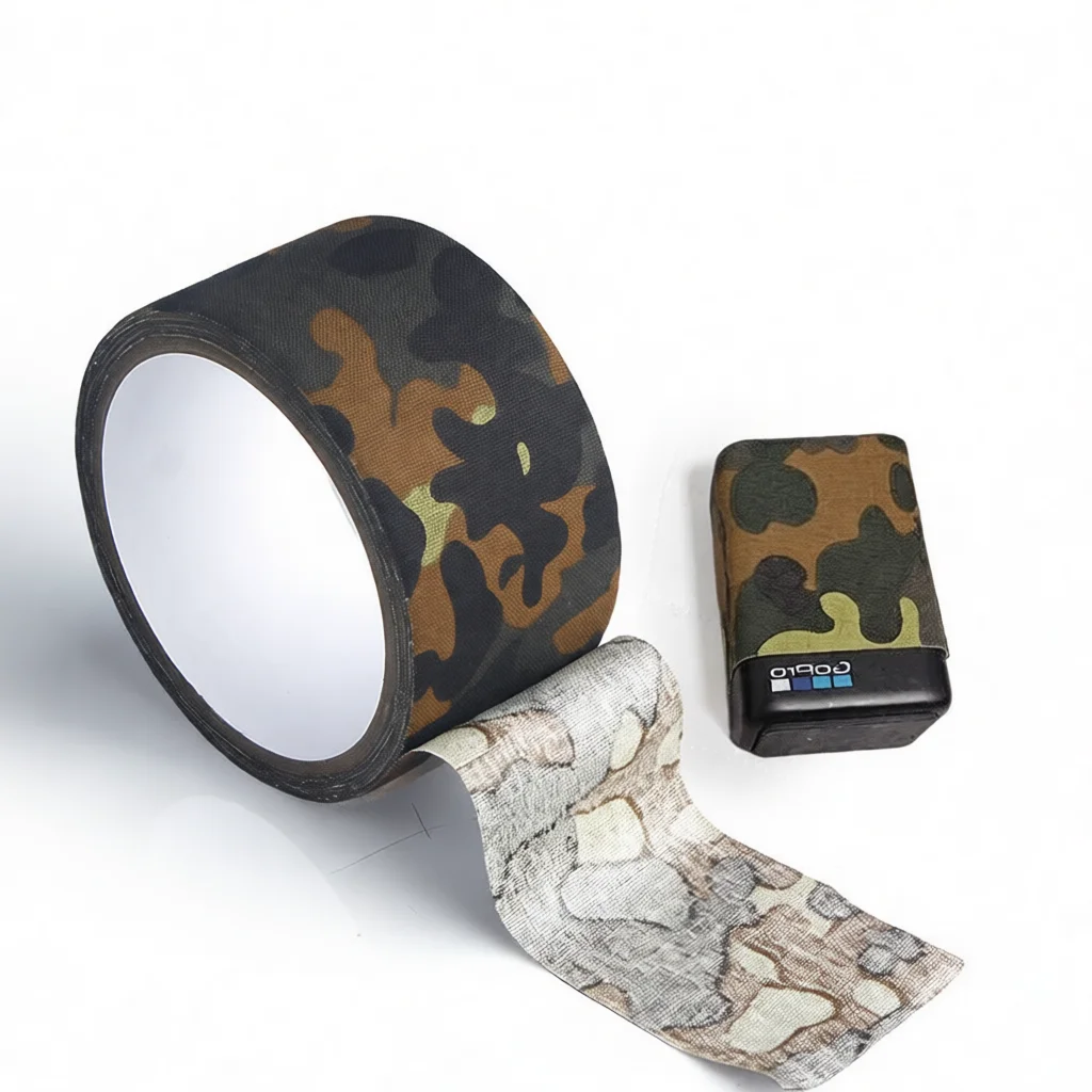 Premium Camouflage Wrap Tape Tactical Hunting Equipment Decoration Outdoor Motorcycle Guard Bar Self Adhesive Bandage