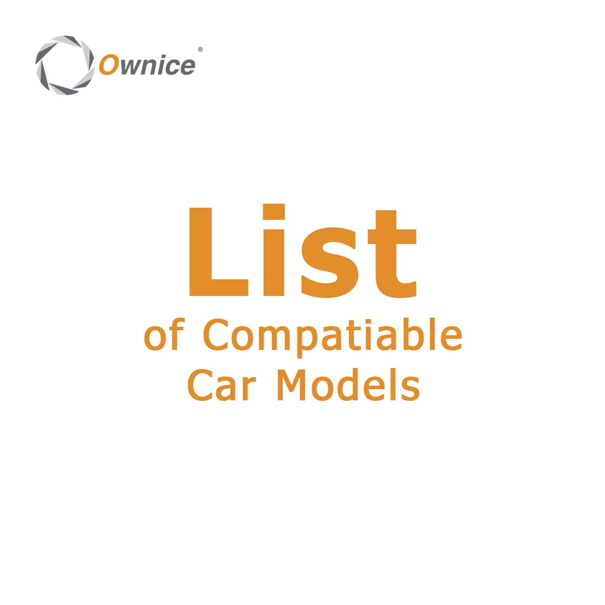 List of Carplay Ai Box Compatible Car Model