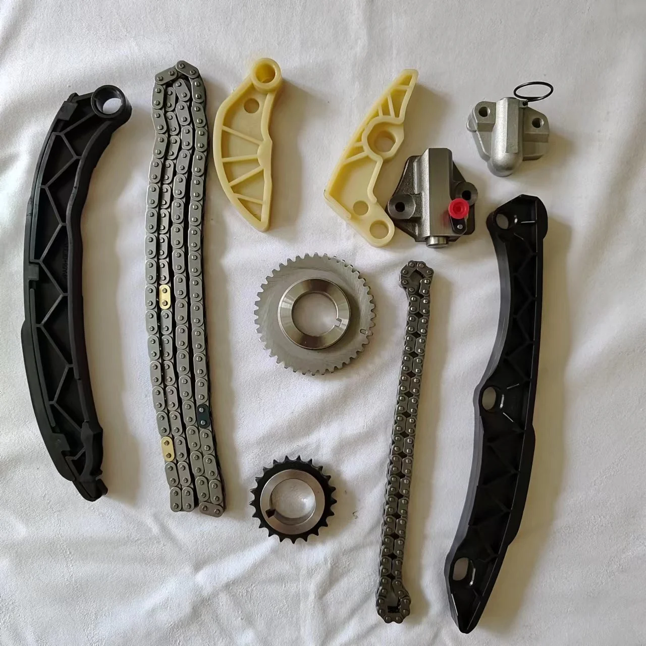 G4kj G4kh Timing Chain Kit for  Ix35 Ix45 Sonata Genesis Tucson G4KJ Engine 24321-2g111 24470-2g800 KY-17