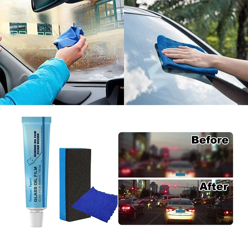 Glass Oil Film Remover Decontamination Rainproof and Oil Film Removal of Car Front Windshield Windows Car Cleaning Products