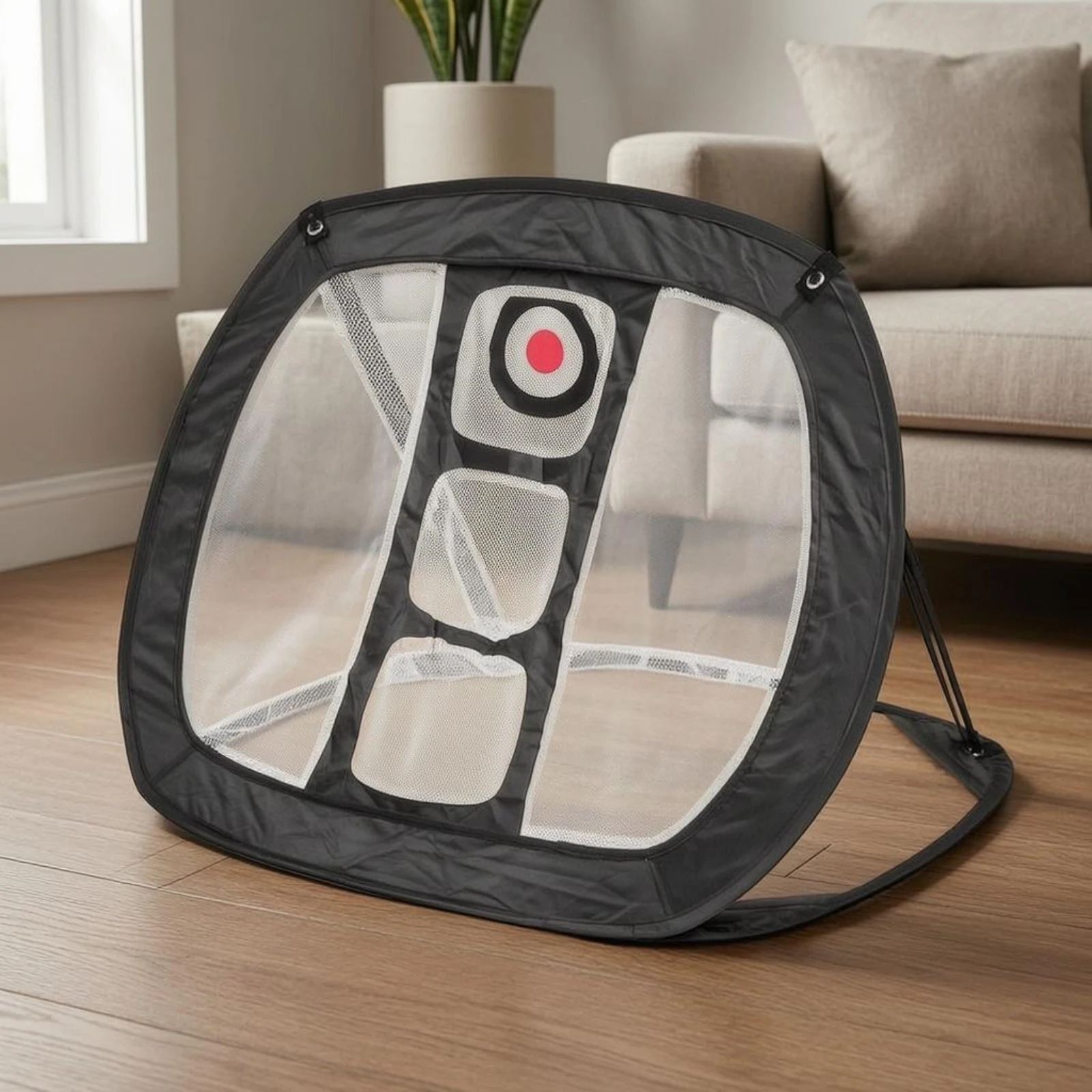 Indoor Golf Chipping Net Square Frame Golf Chipping Target System Sports Gear Mesh for Golfers