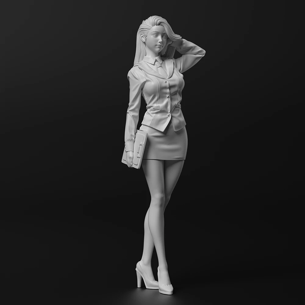 Ocean Cosmos-Office Girl White Model, OC-M0089, 1, 35 Scale, não montado, não pintado, figura de ação, brinquedos de corpo, presentes, em estoque