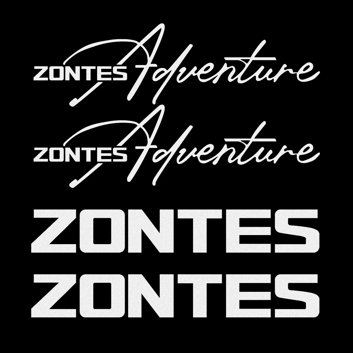 Para ZONTES 368G 703F 703RR 703R 350E pegatinas reflectantes para motocicleta Moto bicicleta Scooter cuerpo lateral cabeza calcomanías de vinilo Accesorios