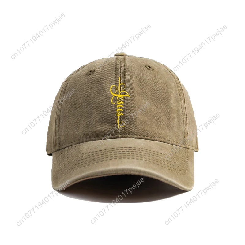Jesus Cross Baseball Cap Zomer Jezus Christus Op Het Kruis God Verontruste Vader Hoeden Mannen Outdoor Verstelbare Katoenen Caps MZ-004