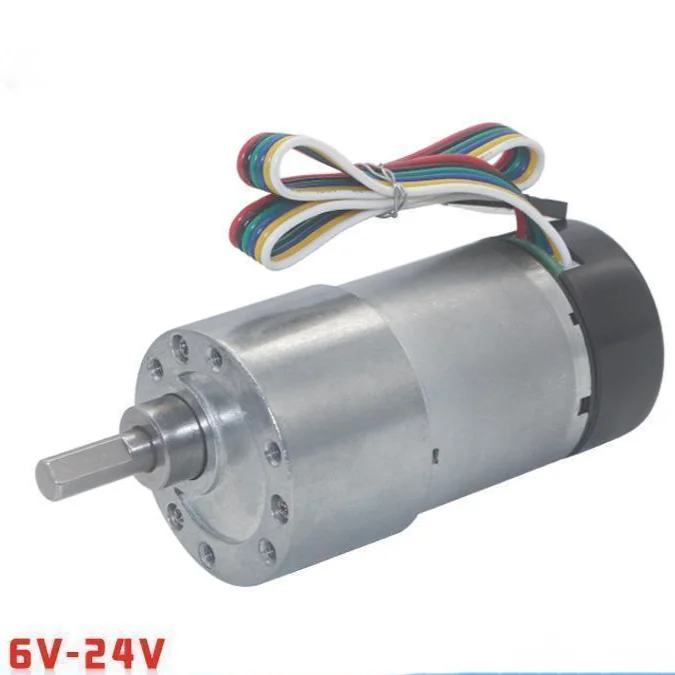 

DC Encoder Reduction Motor 12V Low Speed High Torque Angle Speed Signal Feedback 24V