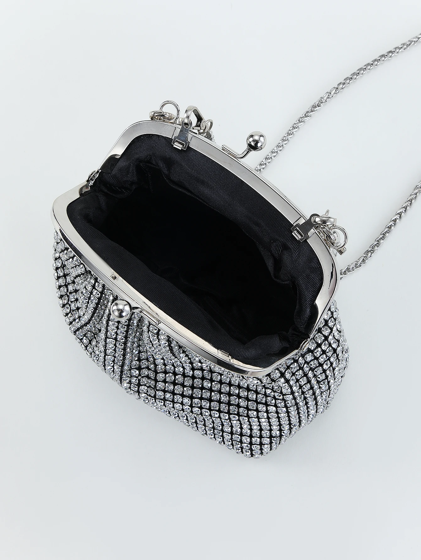 Handle Rhinestones Evening clutch Bag Purses and handbag luxury Designer shiny Crystal Clutch purse bucket bag shoulder bags