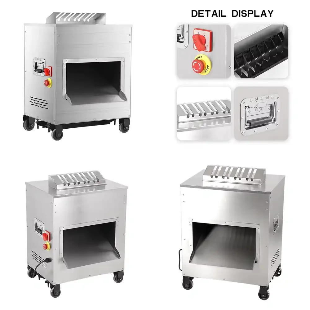 

Large Meat Cutting Machine Multifunctional Large Capacity Stainless Steel Industrial Meat Slicer