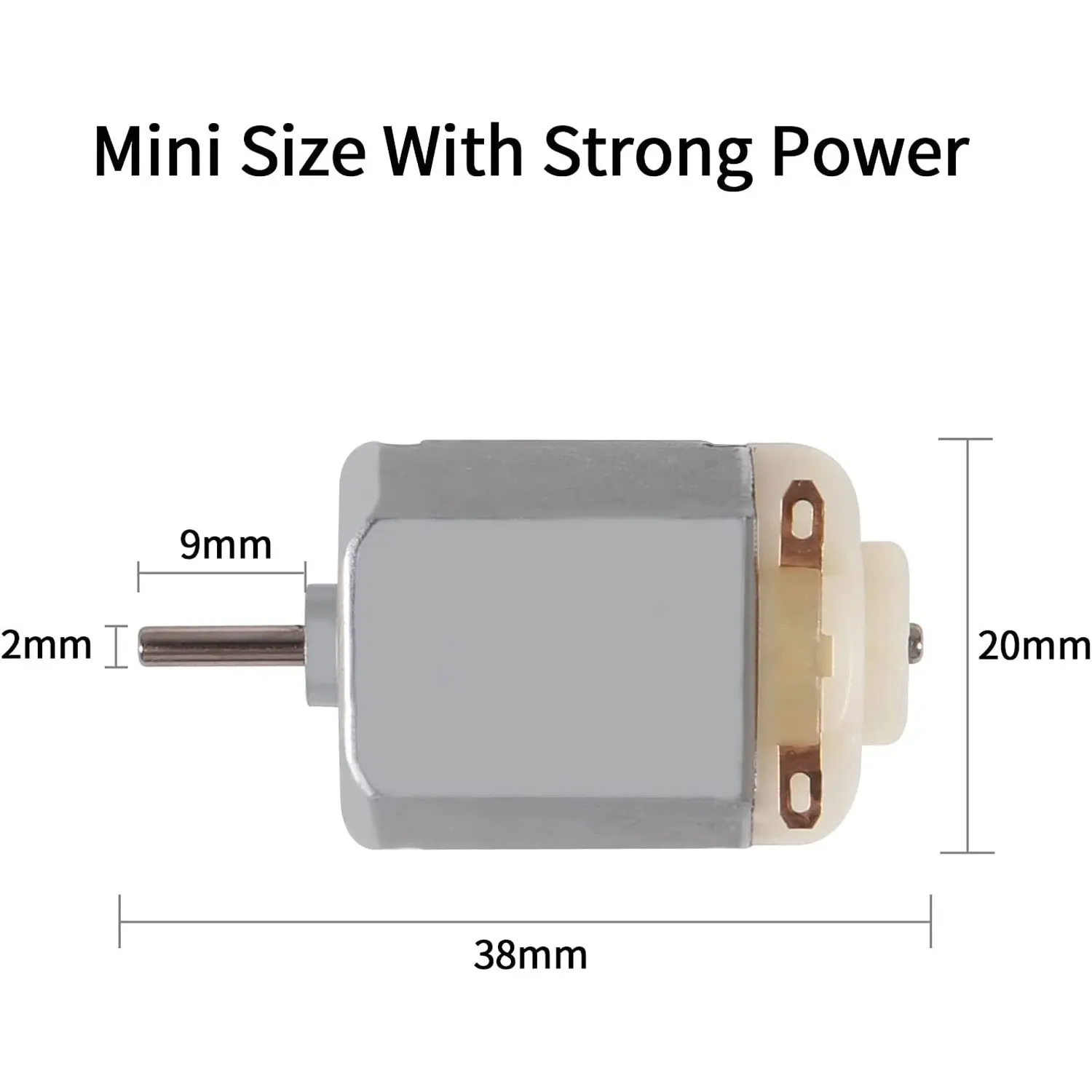 10pcs Electric 130 Motor DC 1.5V -3V 16500 RPM Mini Micro DC Motor For DIY Toys Hobbies Metal Car Engine Motor Kit