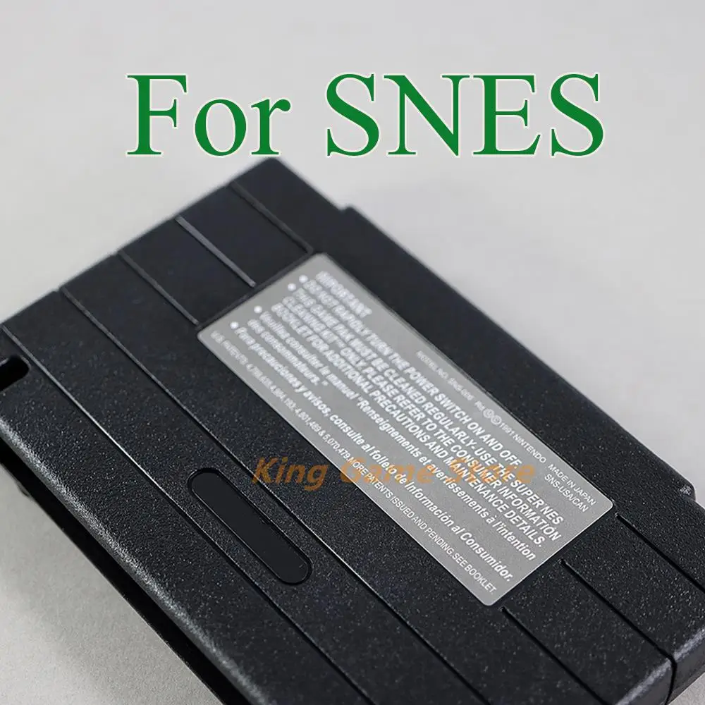 2 Stks/partij Vervanging Us Versie Behuizing Shell Sticker Label Voor Snes Cartridge Label Sticker Seals Game Reparatie Onderdelen