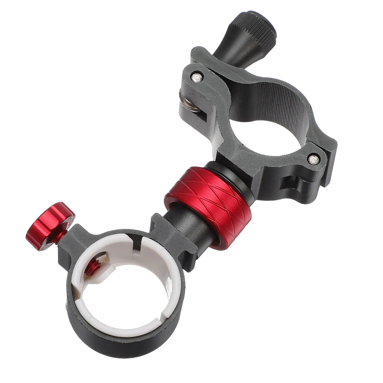 

Fishing Chair Umbrella Stand Clamp Holder Adjustable 23-27mm Tube Durable RustProof Rotation ABS Gasket Easy Tight