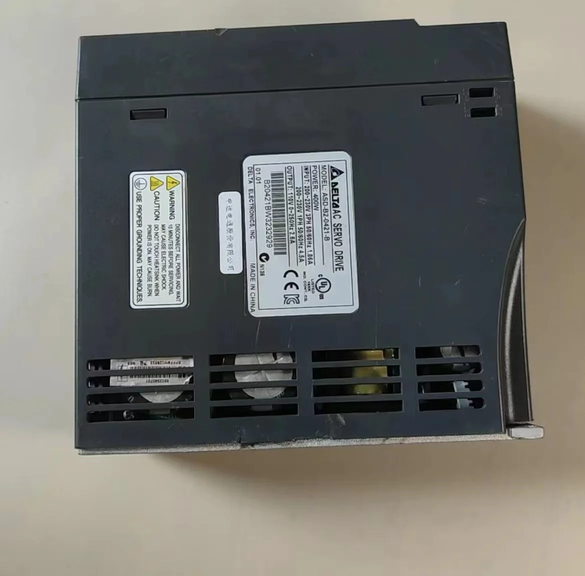Imagem -03 - Usado Asd-b20421-b Servo Drive Delta b2 Testado ok 400w