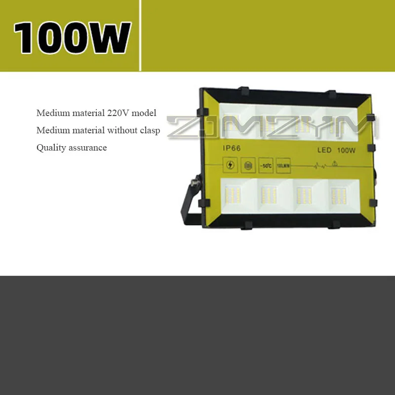 50W/100W/150W/200W LED Flood Light Outdoor Super Bright Security Light IP66 Waterproof Floodlight AC180-265V Solar Light