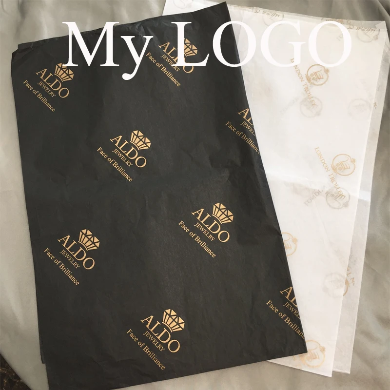 High Quality Wholesale Tissue Paper Custom packing paper Printed Logo Wrapping paper