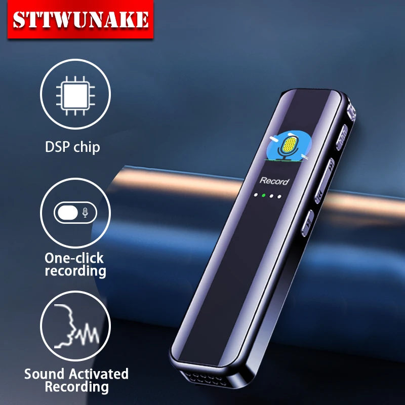 

Voice Activated Recorder Professional color screen Digital Audio Sound Recording Device Dictaphone STTWUNAKE