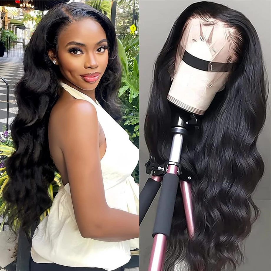 30 32 Inch 13x4 13x6 HD Body Wave Lace Front Wig Pre Plucked Loose Wave Lace Frontal Wig 100% Human Hair Wigs For Black Women