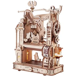 Robotime Rokr 3D Wooden Puzzle Model Kits to Build for Adults Classic Printing Press Mechanical Gears Christmas Birthday Gifts