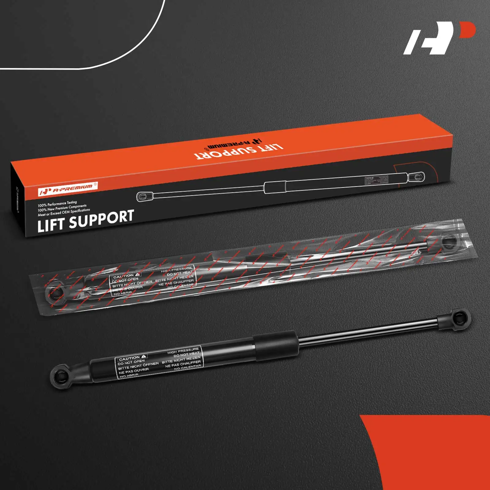 A-Premium 2Pcs Rear Trunk/Hatch Lift Support Shock Struts for Smart Forfour 2016-2018