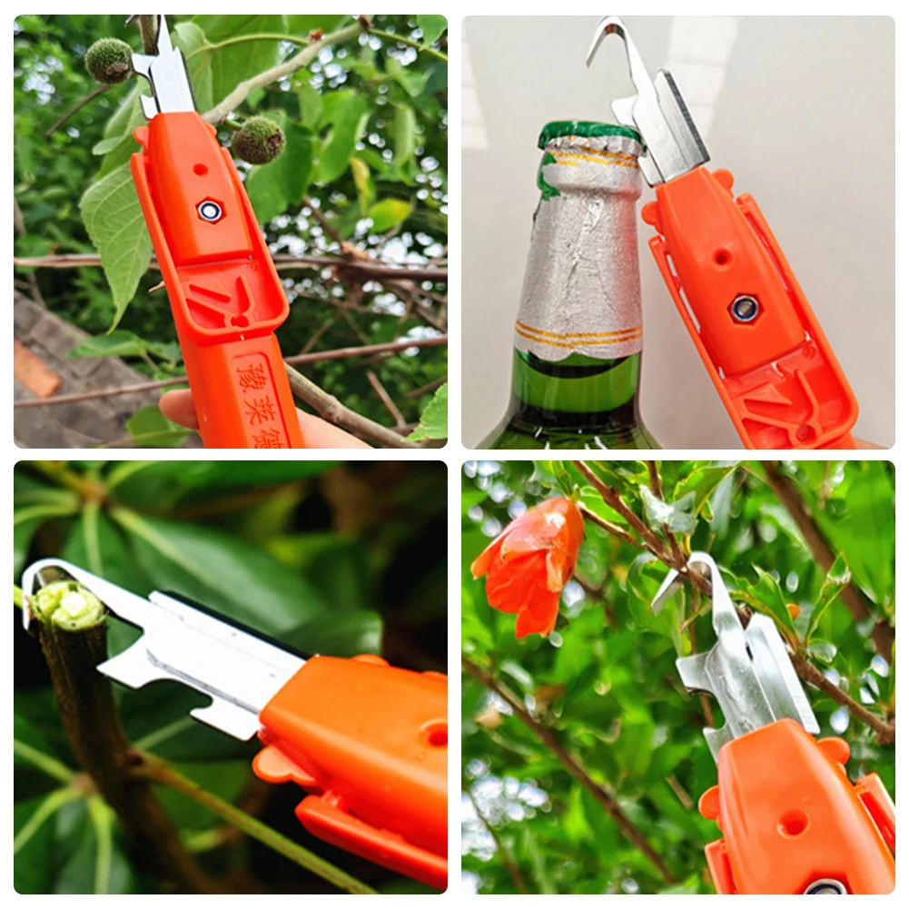 Druivenplukgereedschap Multifunctionele kleine fruitpluktrimmer Ergonomische peperbloemtak Schaar Tuinbenodigdheden
