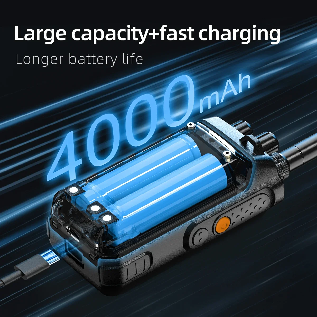 

KSUN UV110D VHF UHF Dual Band HAM Radio Transceiver 10W SOS Flashlight Two Way Radio 0-9 Squelch Blue-tooth