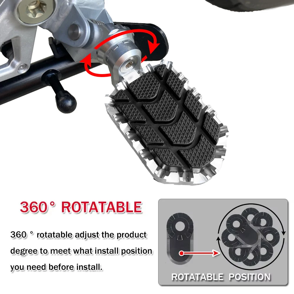 Xe Máy Để Chân Footpeg Chân Tựa Cho Xe BMW GS R1200 LC ADV 2013-2021 R1200GS R1250GS F750GS F850GS Phiêu Lưu S1000XR 15-19