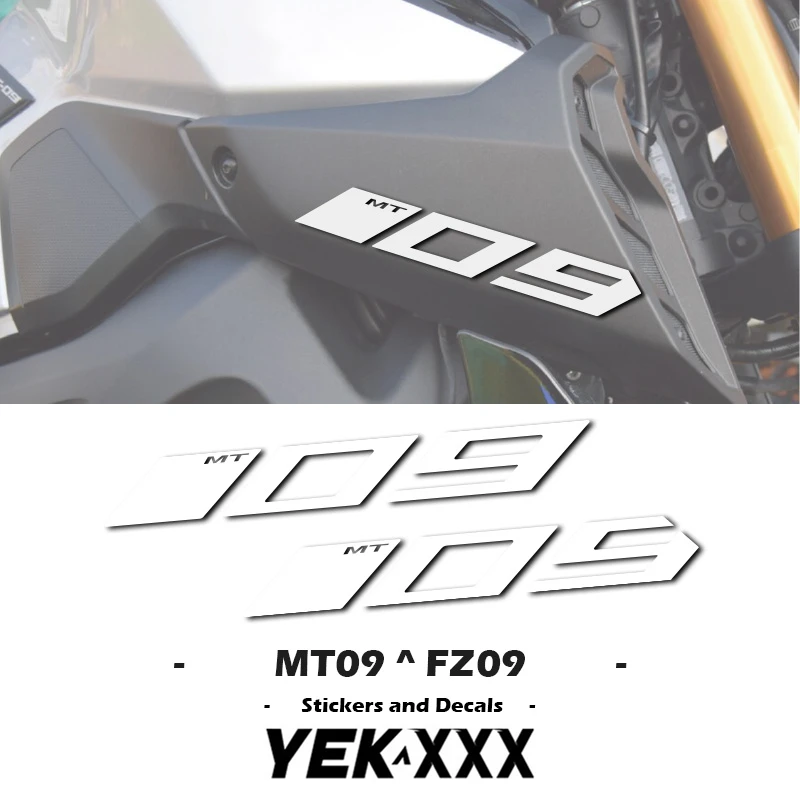 Air Intake Side Cover Sticker Fairing Shell Sticker Decal For YAMAHA MT09 MT-09 SP FZ-09 FZ09 2017 2018 2019 2020