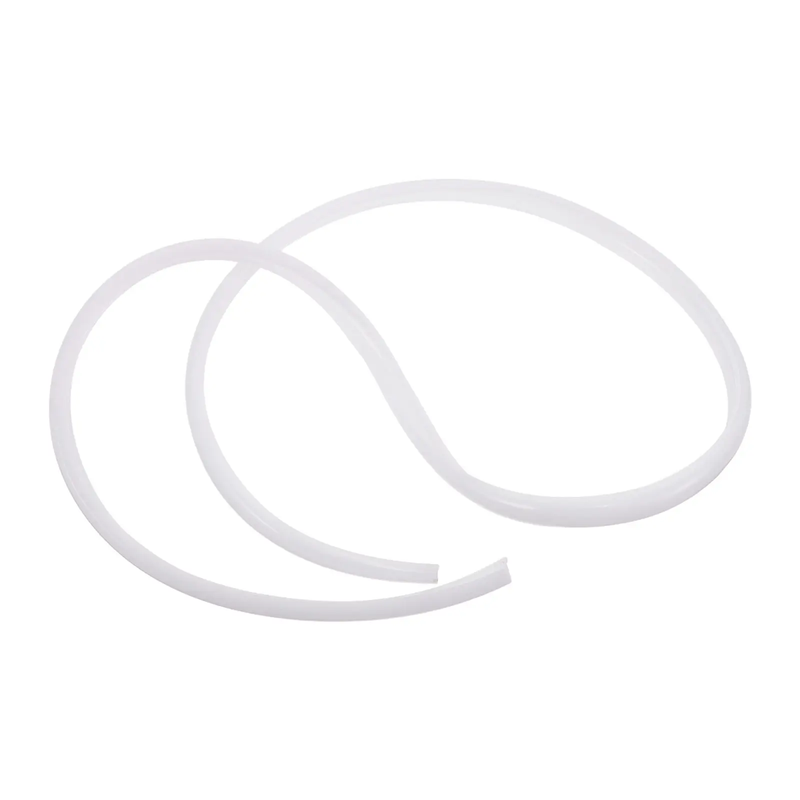 Silicone Bendable LED Neon Channel 10Mm Flexible LED Strip Cover Lighting Diffuser Cover Shelf Lighting Diffuser Tube