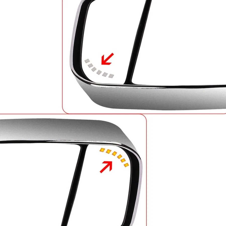 Espelhos de reboque Espelhos de reboque adequados para 2014-2018 Chevy Silverado e GMC Sierra 1500 com espelhos laterais esquerdo e direito aquecidos elétricos