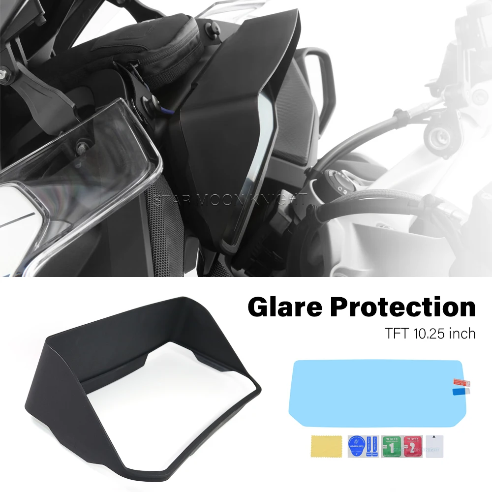 Glare Protection For BMW Cockpit TFT 6.5Inch R 1250 RT R1250RT K1600GT K 1600 GTL B GT 2022- CE04 Screen Visor Meter Cover Guard