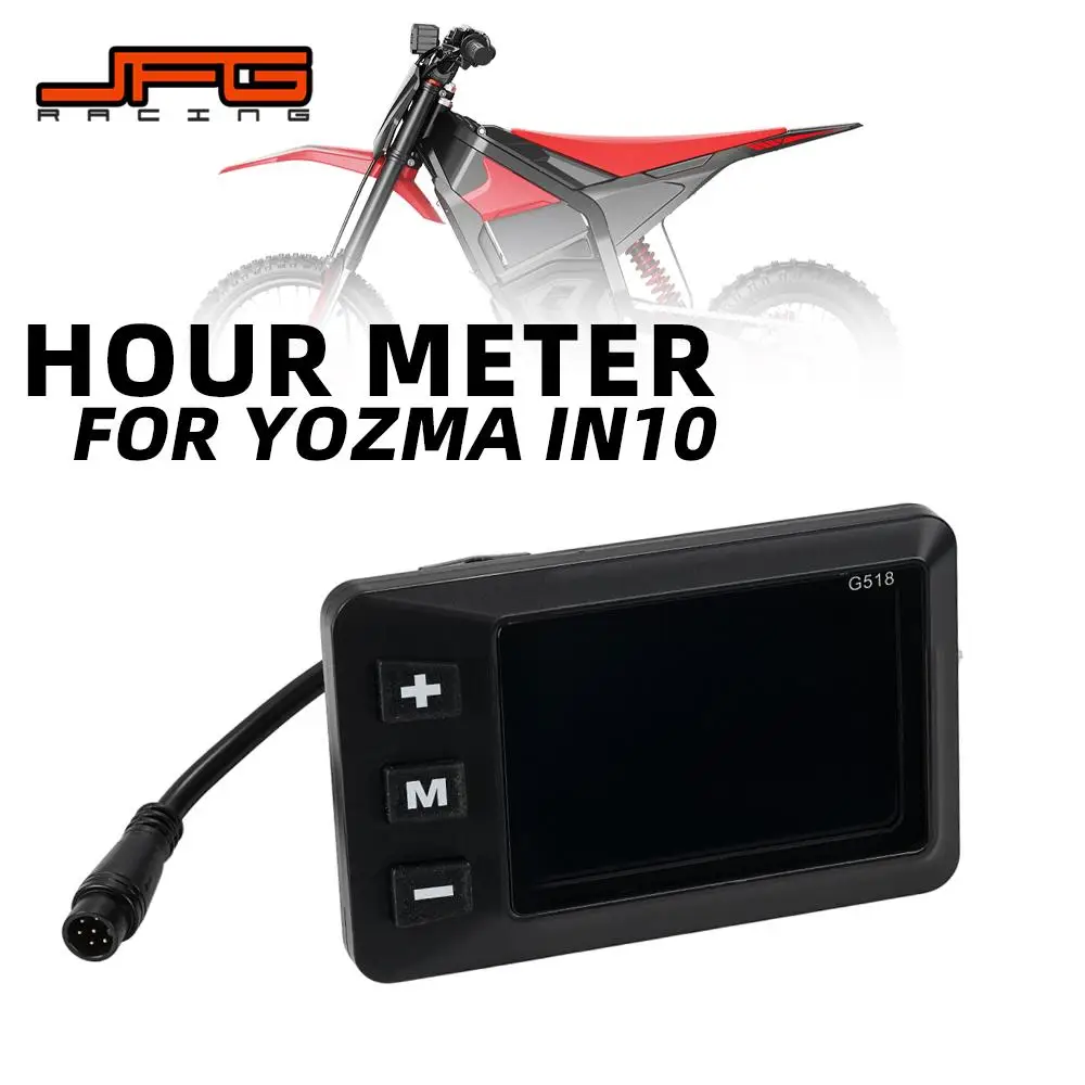 AliExpress JFGRACING For Yozma IN 10 PRO Motorcycle Accessories Hour Meter Speed Assembly Speedometer Inductive Digital Display Electric Vehicle Bike