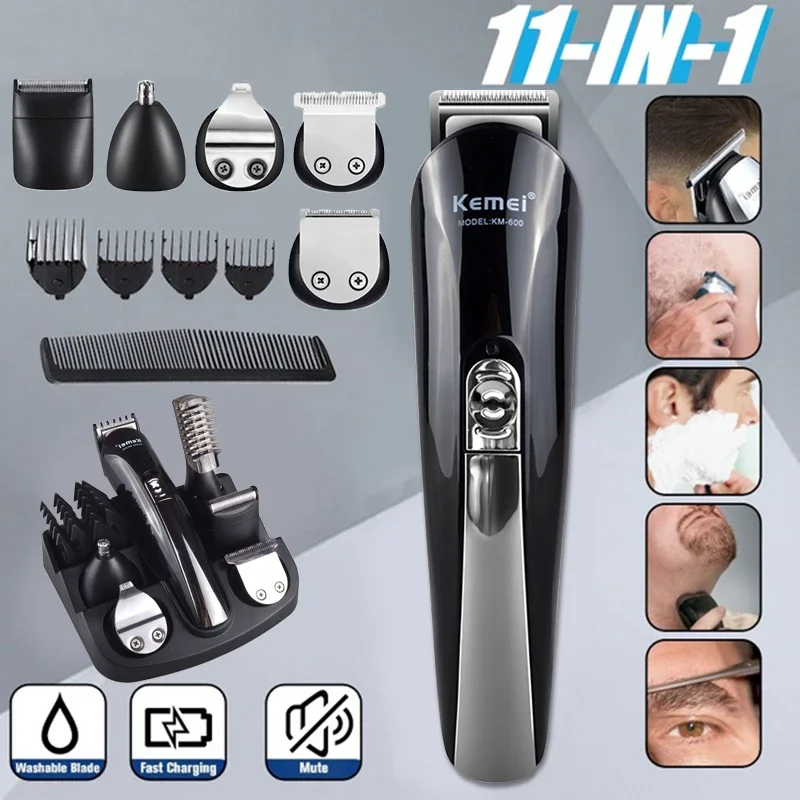 

Kemei 11 in 1 Multifunction Hair Clipper professional hair trimmer electric Beard Trimmer hair cutting machine trimer cutter 5