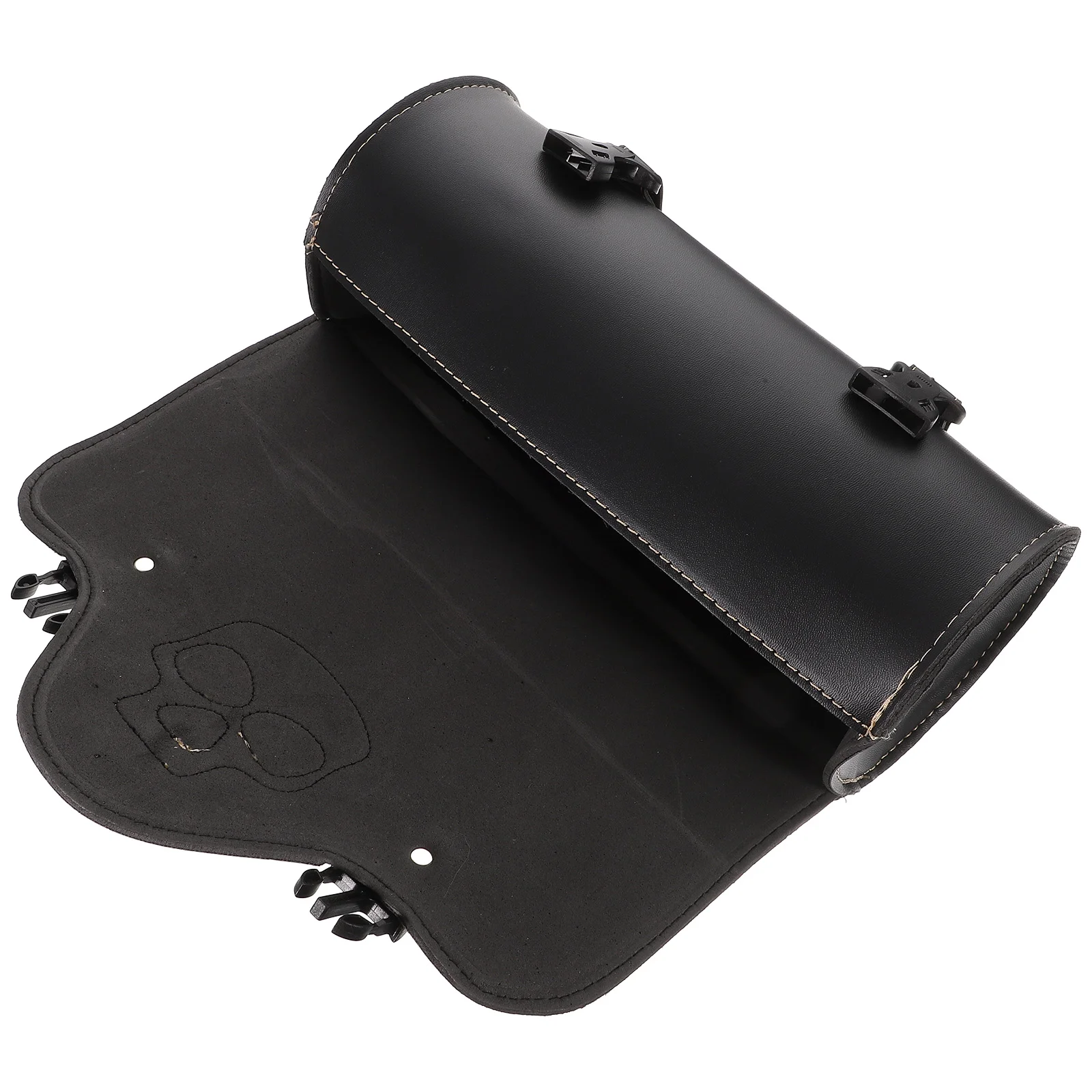 

Motorcycle Hanging Bag Modified Motorcycle Saddlebag Hanging Pouch Gadget Box (Black) Motorbike Gadget Box