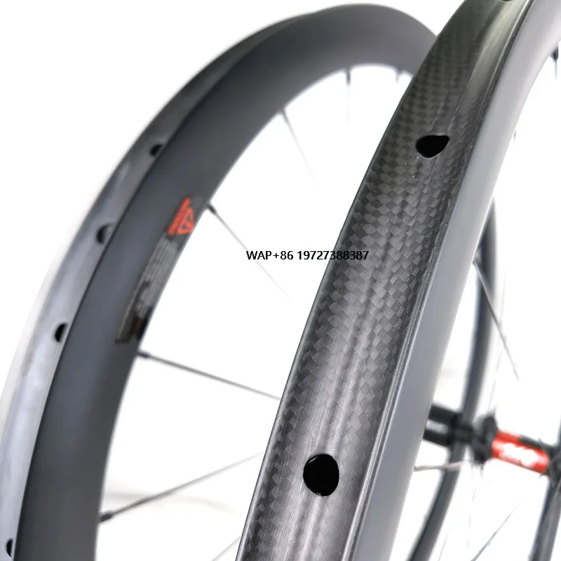 

Disc TUBULAR Carbon Bicycle Wheels 700c 45mm Deep with 240 Hubs and Sapim Spoke on PROMOTION