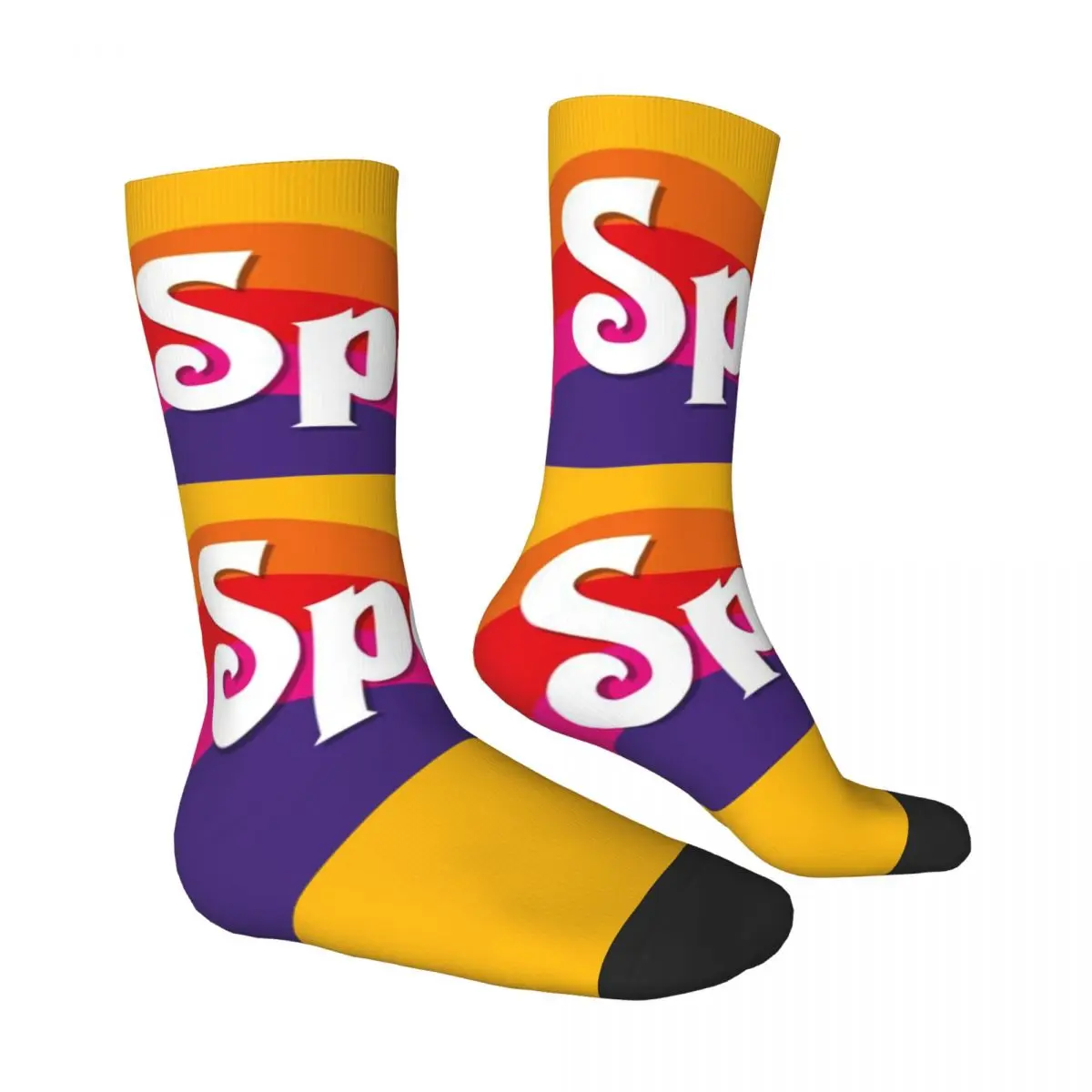 Soft Drink Brand Socks text Leisure Stockings Autumn Anti Skid Couple Socks Soft Breathable Graphic Outdoor Sports Socks