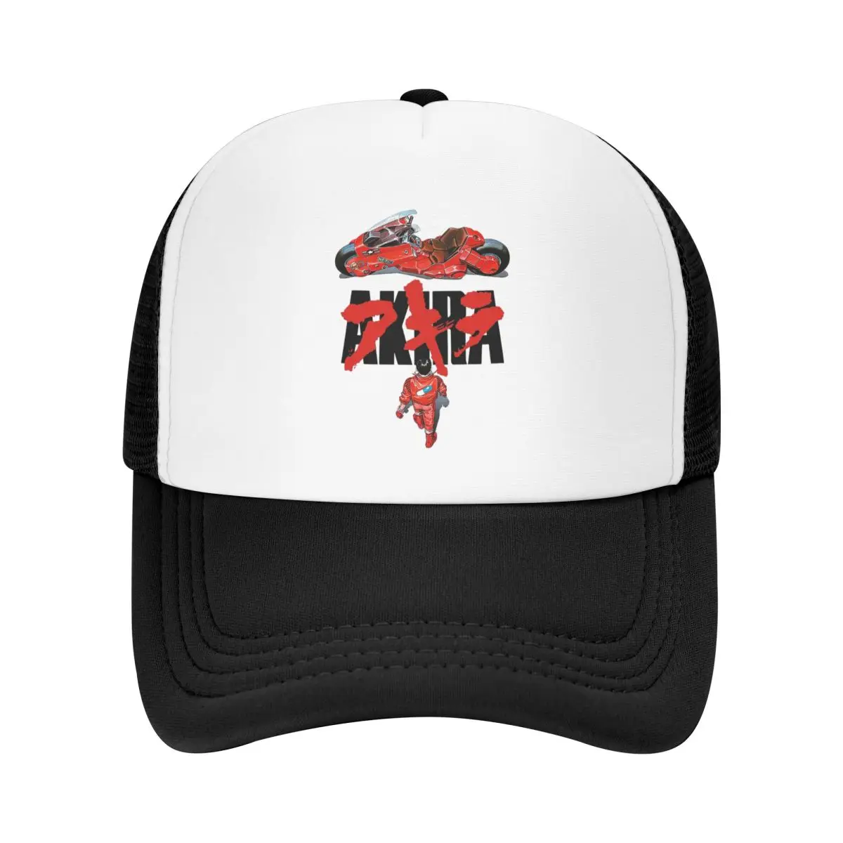 Akira Anime Japan Retro Cap Fashion Casual Mesh Baseball Caps Adjustable Hat Hip Hop Summer Unisex Baseball Hats Polychromatic