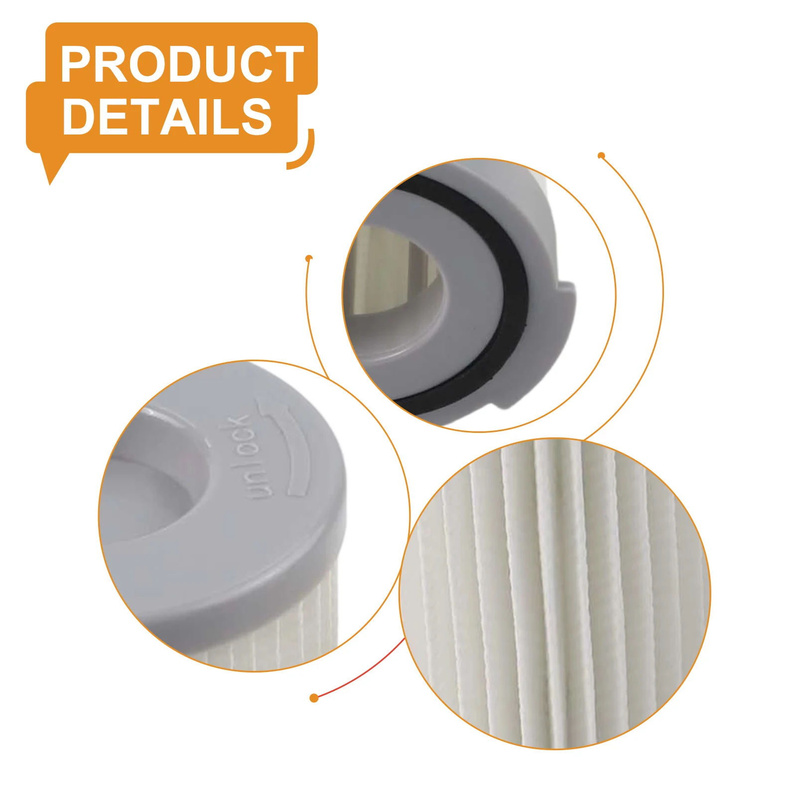 Tool Filters Percolator Hauswork Repair Tool Vacuum Cleaner ZTF 7620 2100W (EF75B) 4 Pack Fit For AEG-Electrolux