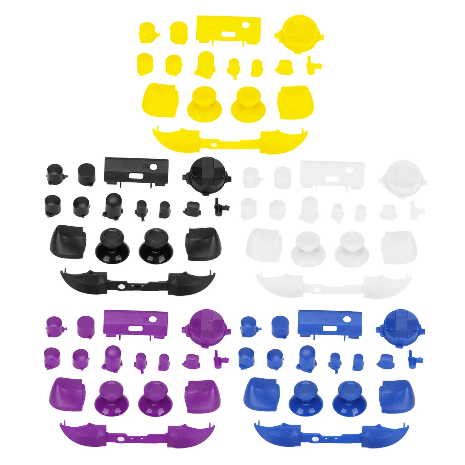 Full Game Controller Button Set Replacement Handles Accessories Kits for Microsoft Xbox Series X Game Handle Repalcement Button