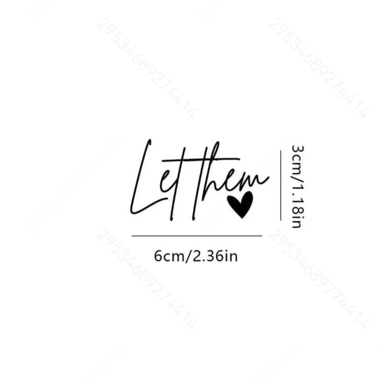 Let Them Sticker Inspirational Quote Vinyl Decal Car Rearview Mirror Laptop Tumbler Self Love Gift Decor