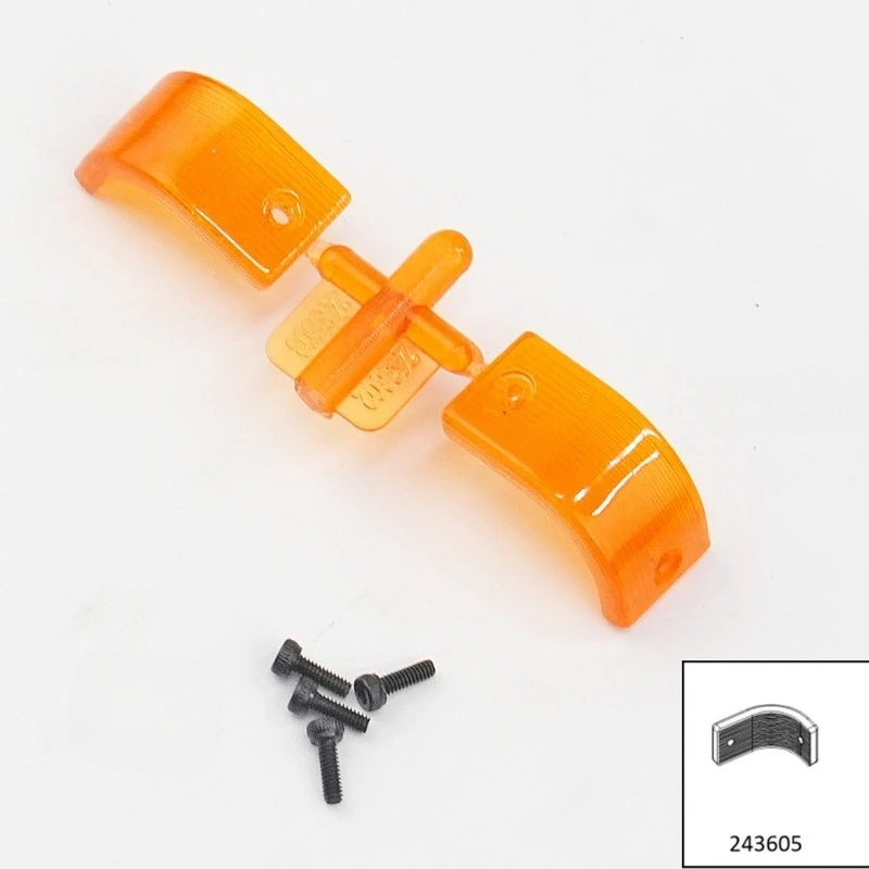 

CrossRC Dinosaur 1/6 RC Crawler Front Signal Light Cover, Fits Stegosaurus Brontosaurus Replacement Lens Part CS-97401525