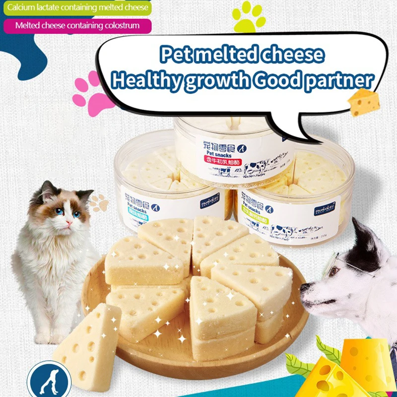 

Cat Dog Snacks Freeze-dried Cheese Calcium Supplement Milk Tablets Nutritious Probiotics Promote Intestinal Digestion Pet Food