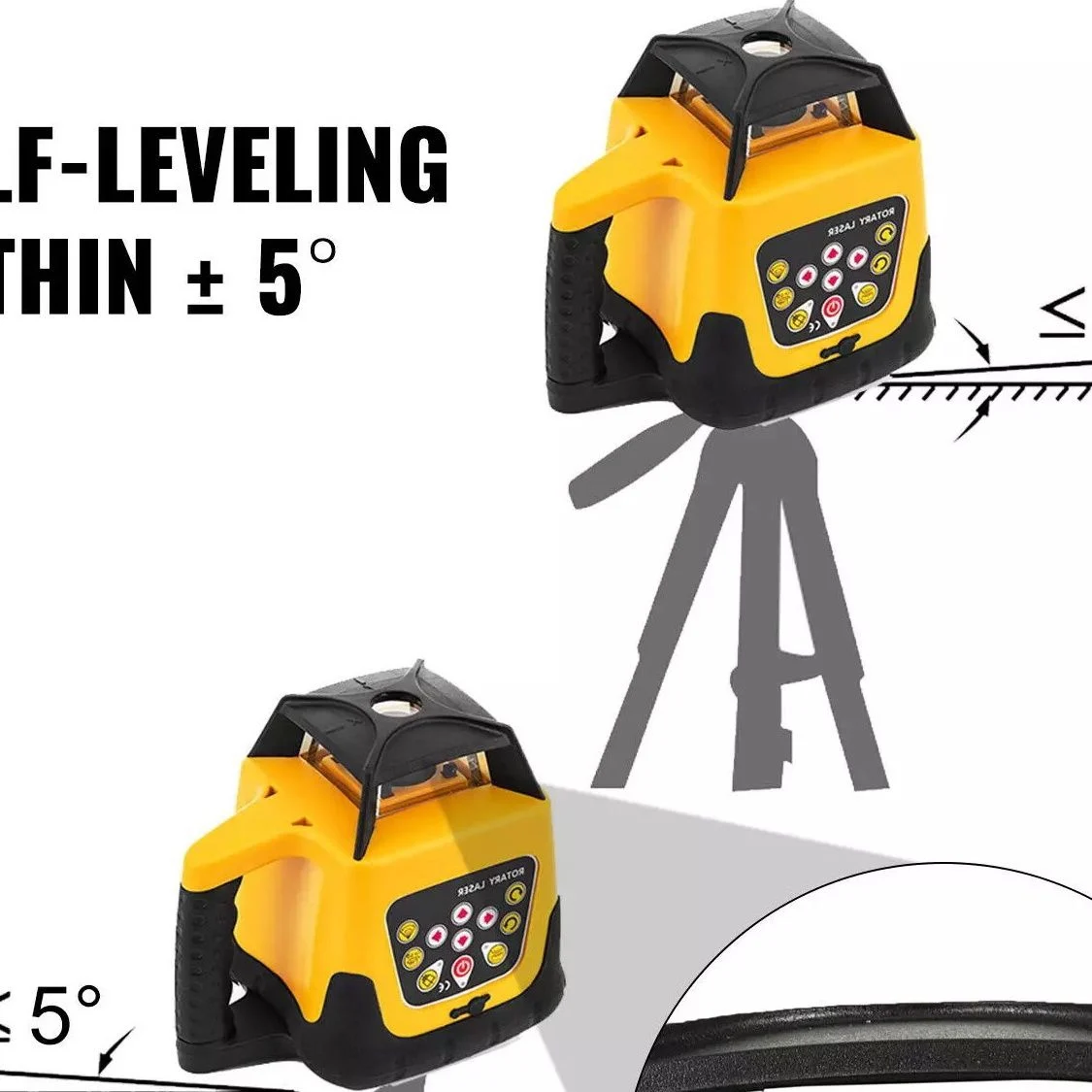 exquisite craftsmanship Level 360 Laser construction level 500m Automatic Rotary Rotating Line Laser Level Self-Leveling Tool
