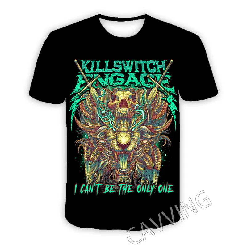 New Fashion Women/Men's 3D Print  Killswitch Engage  Rock  Casual T-shirts  Hip Hop Tshirts Harajuku Styles Tops Clothing