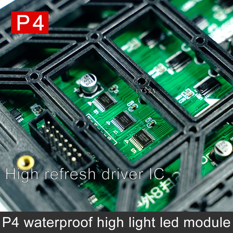 P4 HD Outdoor SMD Full Color Led Display Module 80x40 Pixels 320x160mm RGB Panel