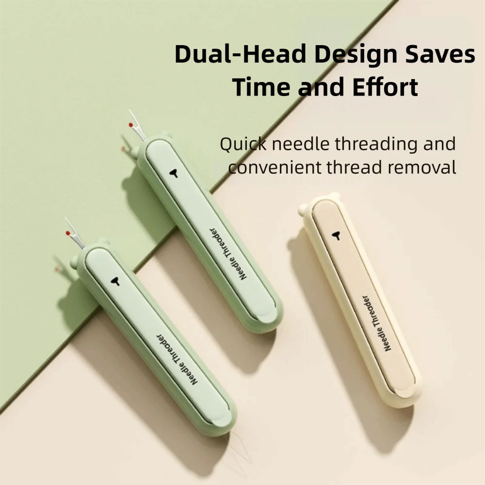 Needlework Plug-in Needle Threader DIY Sewing Accessories Multifunctional Stitch Unpicker Handy-Stitch Embroidery Cross Stitch