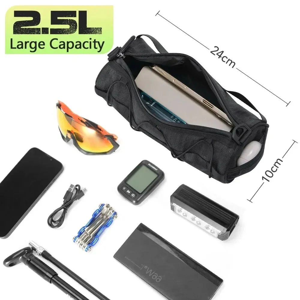 AliExpress NONE Multifunctional Bicycle Handlebar Bag, Portable Frame Shoulder Pannier Bag for Outdoor Cycling Travel Riding Bike Accessories