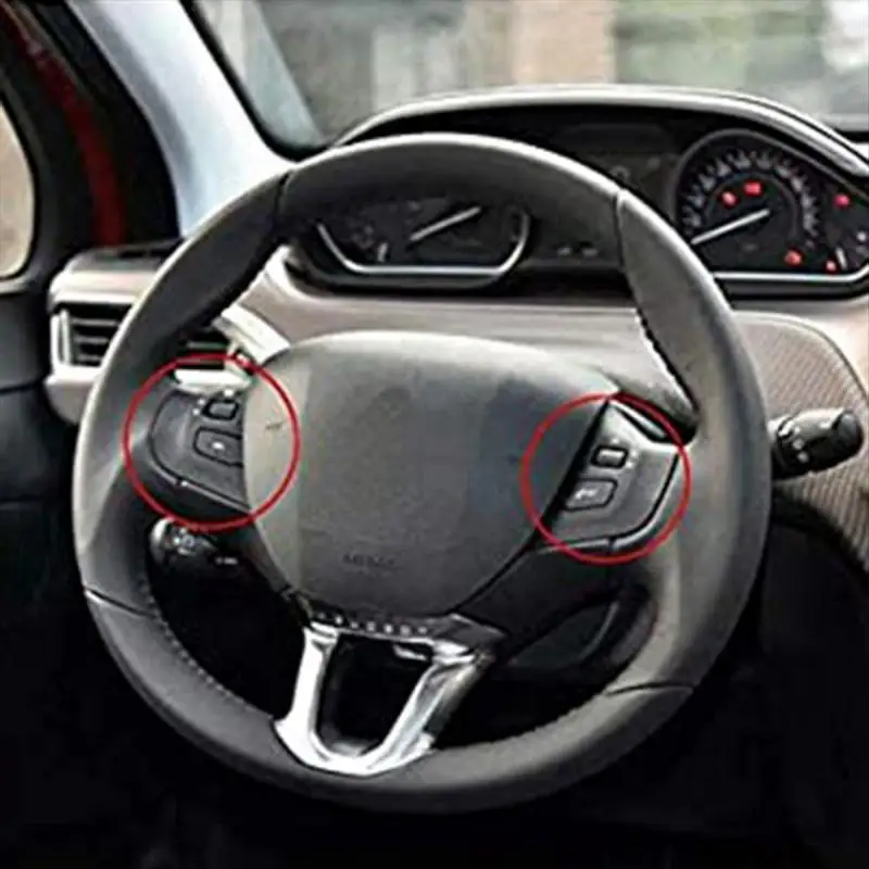 98084115ZD Steering Wheel Multifunction Switch Steering Wheel Buttons Car for Peugeot 208/2008/308S